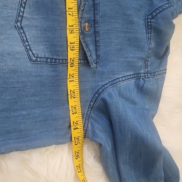 Judy Blue Button Down Denim Dress - Picture 13 of 15